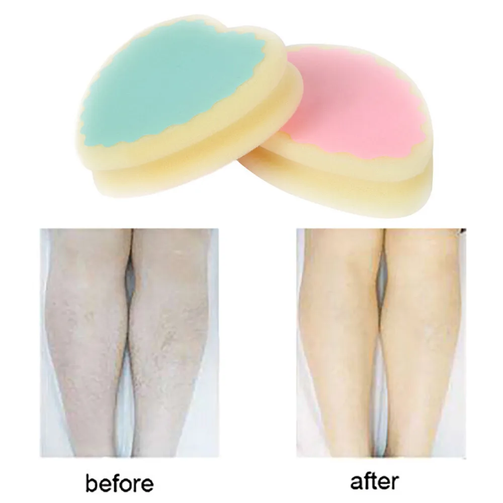 1 Pcs Magic Painless Hair Removal Depilation Sponge Pad Way To Remove Hair Leg Arm Hair Remover Beauty Tool #