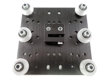 

Funssor Quality C-Beam Gantry Plate XLarge set v wheel +TR8*8 anti backlash nut kit For DIY CNC Machine Reprap 3D Printer
