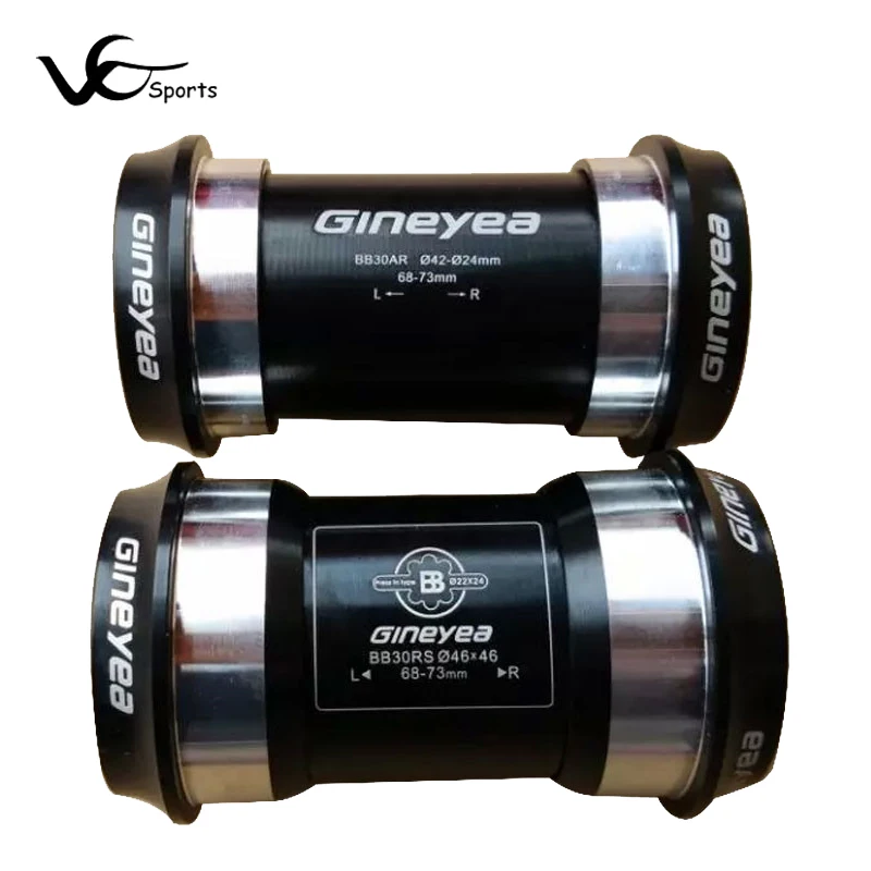 

PF30 BB30 ceramic axis press in bicycle bottom bracket ultralight 104g 7075AL CNC bike axis durable 24mm/22mm high quality