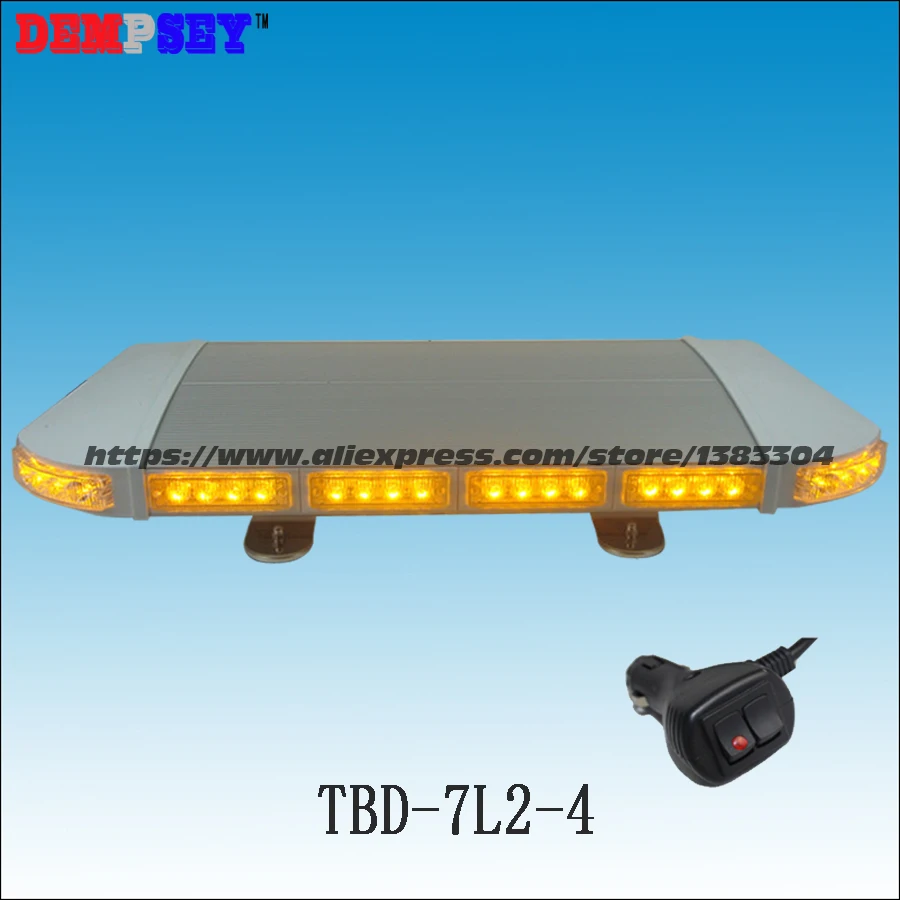 TBD-7L2-4 DC12V/24 V Янтарная светодиодный аварийная световая сигнализация/желтый мини-мигалка/желтая лампа аварийной сигнализации/тяжелая магнитное основание светодиодный свет