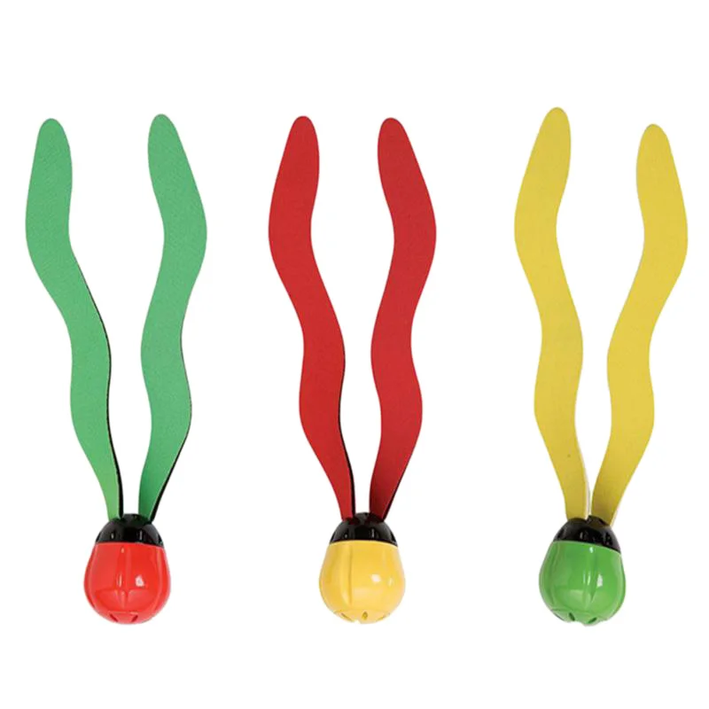 3Pcs Simulation Seaweeds Kids Swimming Pool Outdoor Sport Diving Grab Stick Sea Plant Child Accessory Summer Bathtub