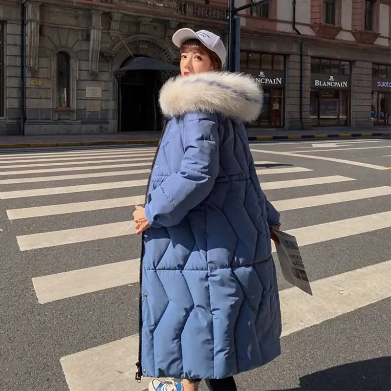 Зимняя шуба с капюшоном Толстый теплый рыхлый хлопок Ватные парки|Пуховики| |