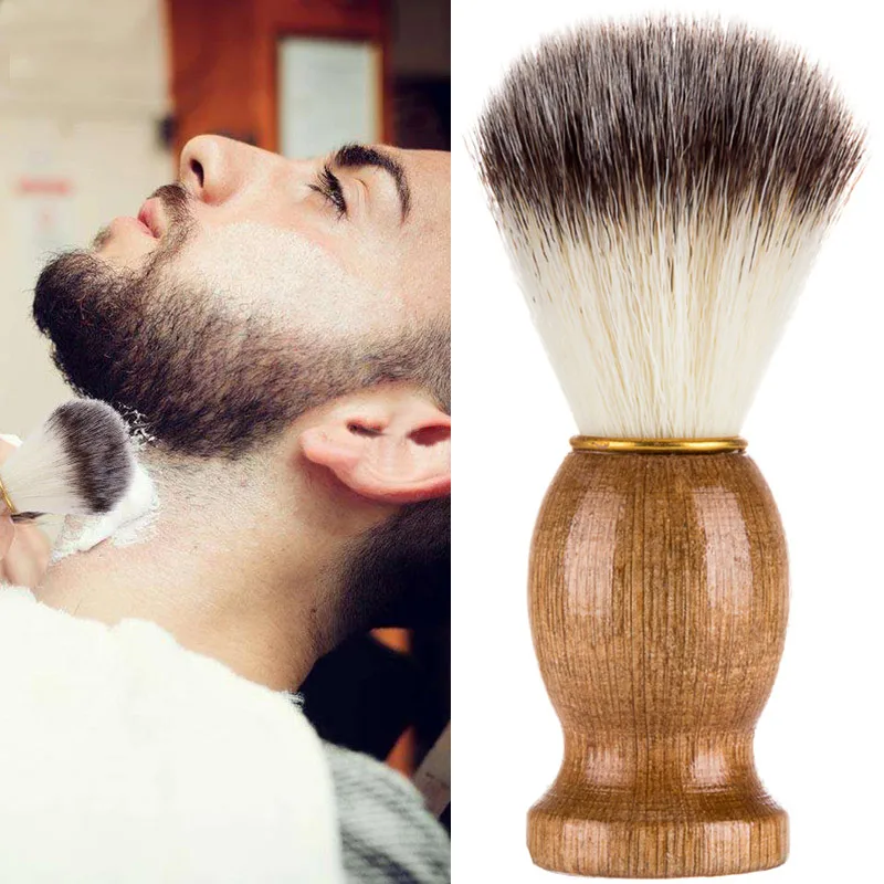 Топ Роскошный высокого качества модная мужская кисть для бритья щетка для бритья салон парикмахерский инструмент для лицо, борода дропшиппинг SMJ