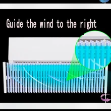 Домашняя регулируемая крышка для кондиционера лобовое стекло перегородка щит ветровая направляющая месяц прямой анти-Ветер щит Универсальный