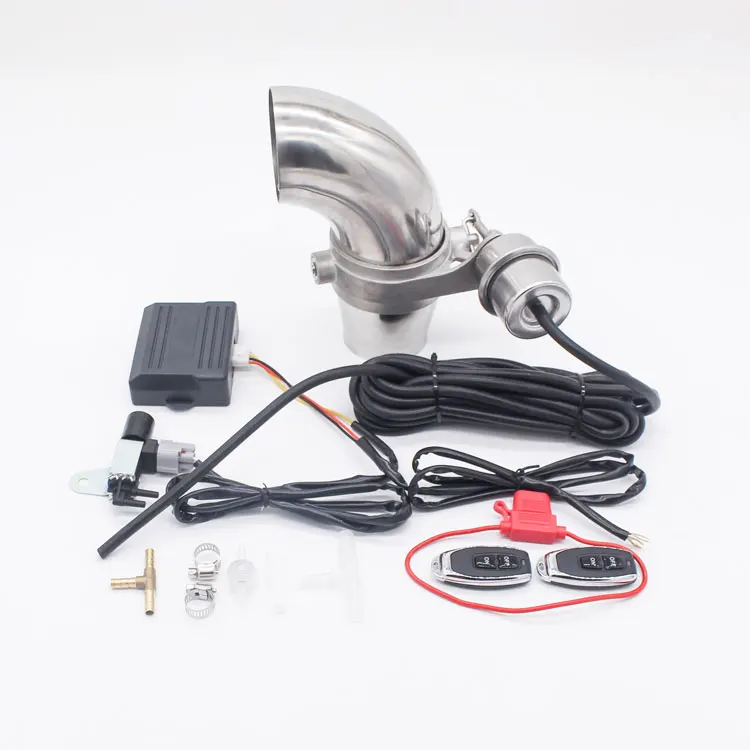

Vacuum Exhaust Valve Kit Muffler Cutout Valve Set Automobile Remote Controller SIN Variable Close Open Style