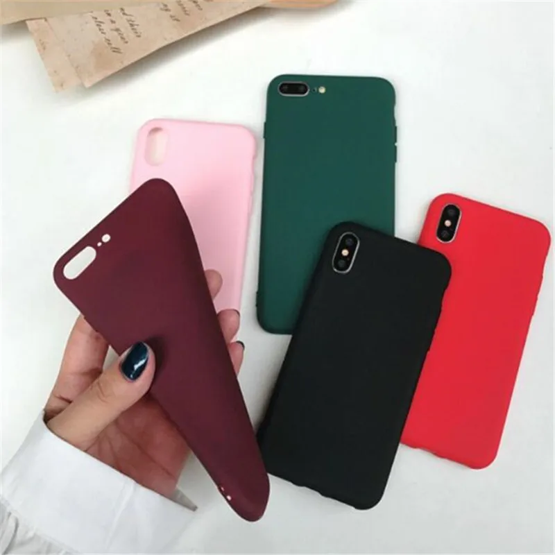 

Silicone Case for iPhone 7 8 Phone Case for iPhone X XS Max XR Full Fitted Soft Original Cover for iPhone 6 6S Plus Capa Coque