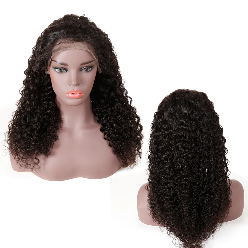 Brazilian Water Wave Lace Front Human Hair Wigs Front Lace Wigs With Baby Hair Pre Plucked Natural Hairline Ali Queen Remy Hair