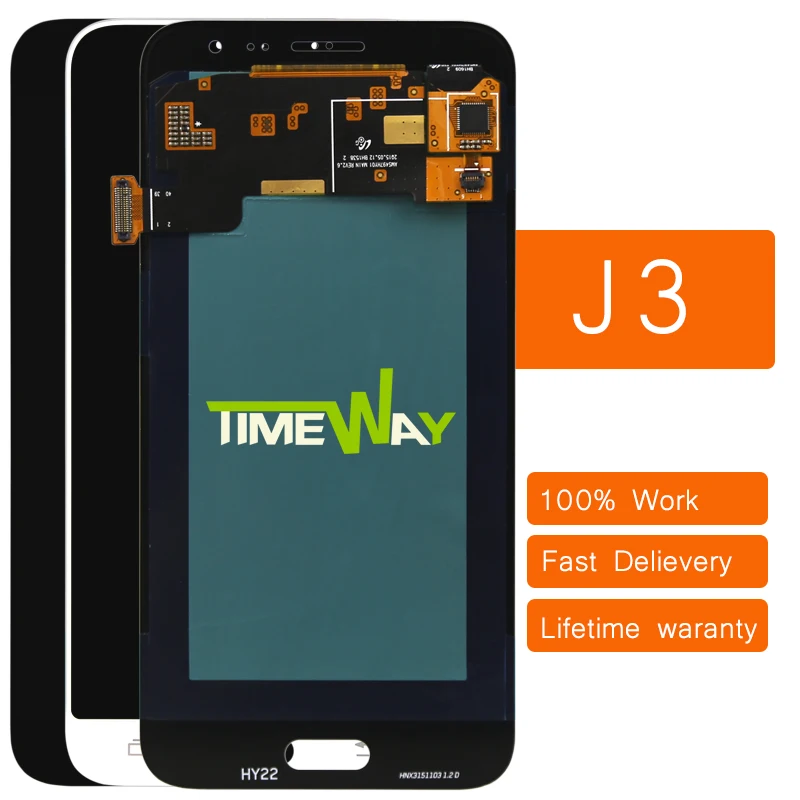 DHL 1pcs2016 Original For Samsung Galaxy J3 LCD Display J320A J320F J320M Touch screen with digitizer