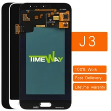 DHL 1pcs2016 Original For Samsung Galaxy J3 LCD Display J320A J320F J320M Touch screen with digitizer