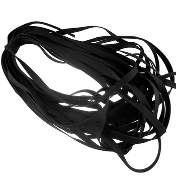 

Trendy 25m Black 15mm width Flat Faux Suede Velvet Leather Cord For Making Jewelry Accessories Wholesale