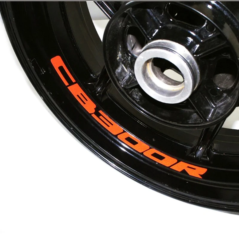 

Motorcycle wheels decal reflective wheel rim motorcycle reflective sticker for HONDA CB300R CB 300 R