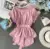 Women-s-summer-short-sleeve-thin-chiffon-shirt-female-high-waist-belt-pullover-Shirt-Blouse-TB158.jpg