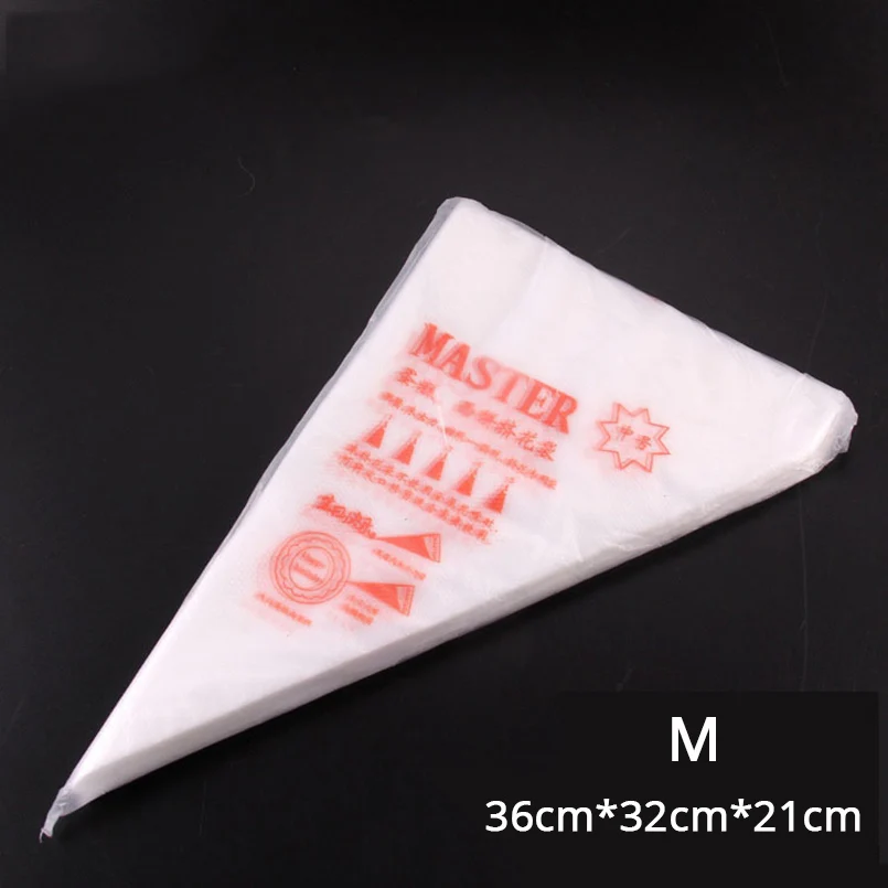 100pcs/lot Disposable Cream Plastic Pastry Bag Sugarcraft Cupcake