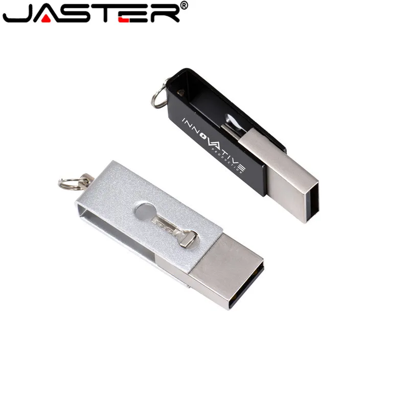 JASTER USB флеш-накопитель 64 Гб 16 Гб металлический OTG флеш-накопитель высокоскоростная USB карта памяти 32 Гб 4 г флеш-накопитель реальная емкость USB флеш-накопитель U диск