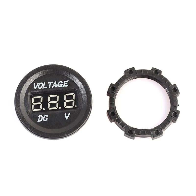 

DC 12-24V Digital Panel Voltmeter Voltage Meter LED Display Automobile VoltMeter