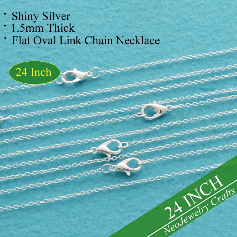 24'' dainty chain ss