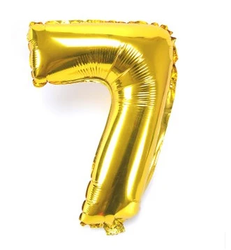 32 дюйма большое Золотое серебряное число фольгированных шаров цифра воздушные шарики для день рождения вечерние свадебные украшения Воздушные шары вечерние товары - Цвет: Gold 7