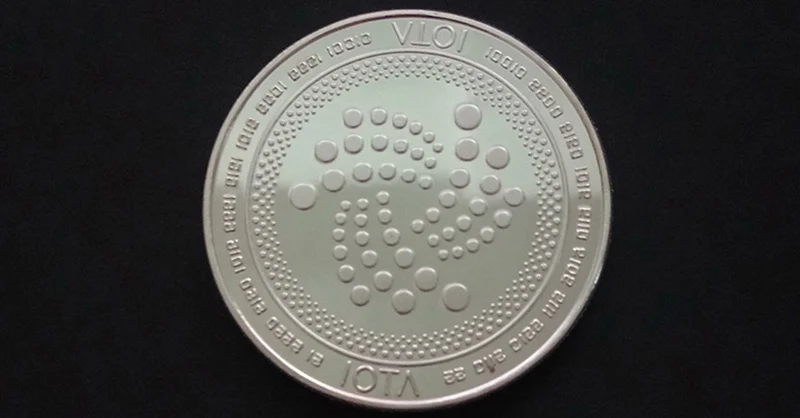 IOTA Виртуальная цифровая валюта Биткойн рельефная трехмерная памятная битовая монета Прямая