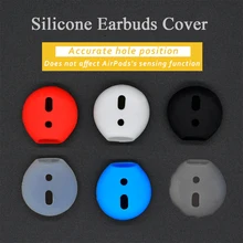 1 пара разноцветных наушников Сменные беруши защитный чехол противоударный мягкий силиконовый чехол для наушников для гарнитуры для Apple AirPods