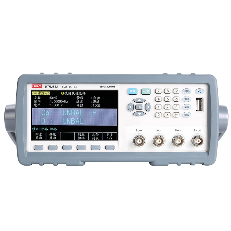 

UNI-T UTR2832 desktop LCR digital bridge 200kHz / inductor resistance capacitance measuring instrument