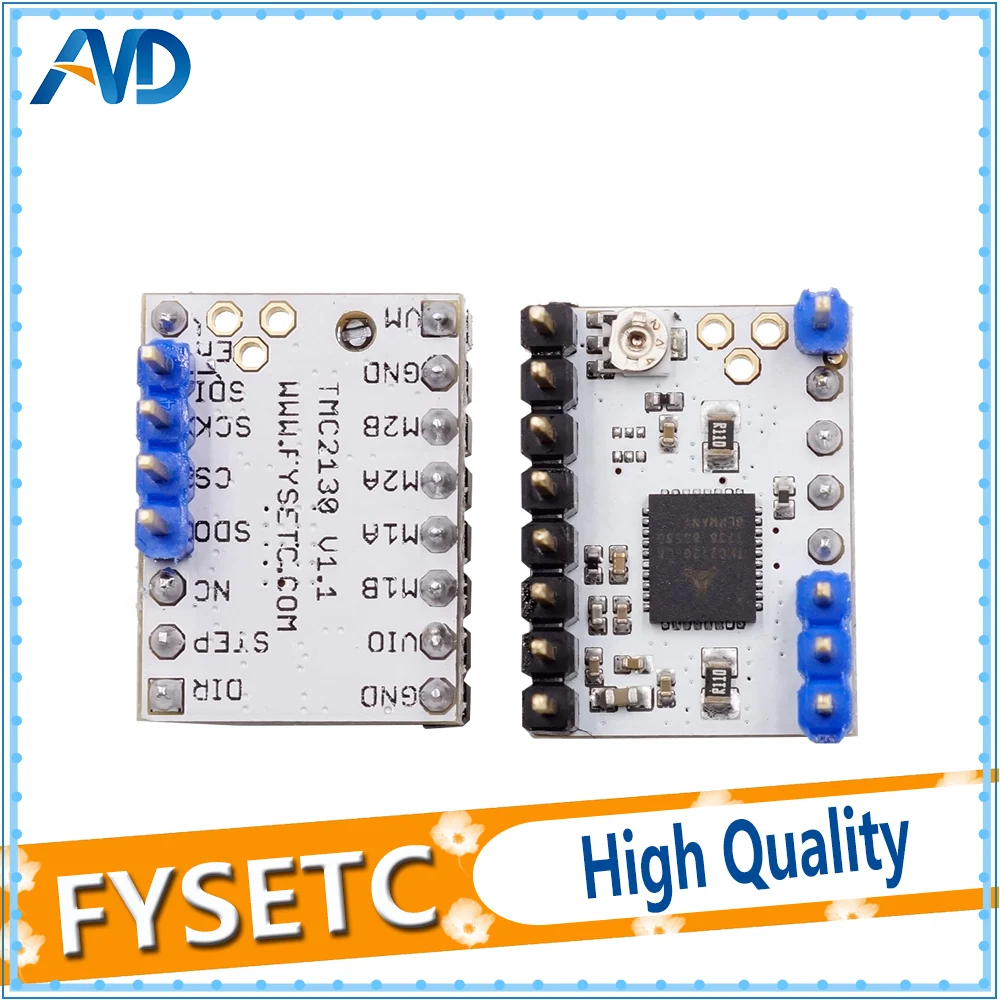 2X TMC2130 V1.1 Stepstick драйвер для шагового двигателя SPI с радиатором ультра тихий