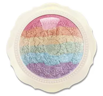 

(96pieces / lot) Hand Made Rainbow Eye Shadow / Blush Powder / High-light Powder Makeup Dish Free Shipping