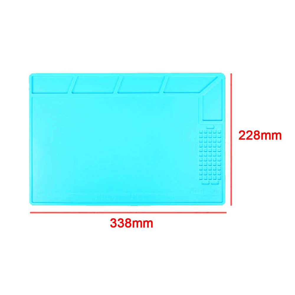 Kaisi KS-801 Thermal Insulation Silica Platform 338x228mm for Location of Screws in Mobile Phone Welding Repair Station Tools