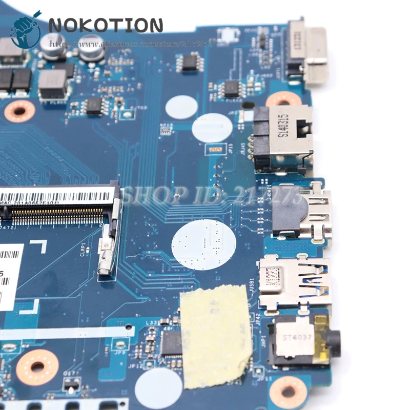 NOKOTION для acer aspire E1-510 E1-510-2500 Материнская плата ноутбука Z5WE3 LA-A621P NBC3A11001 DDR3L N2920 Процессор