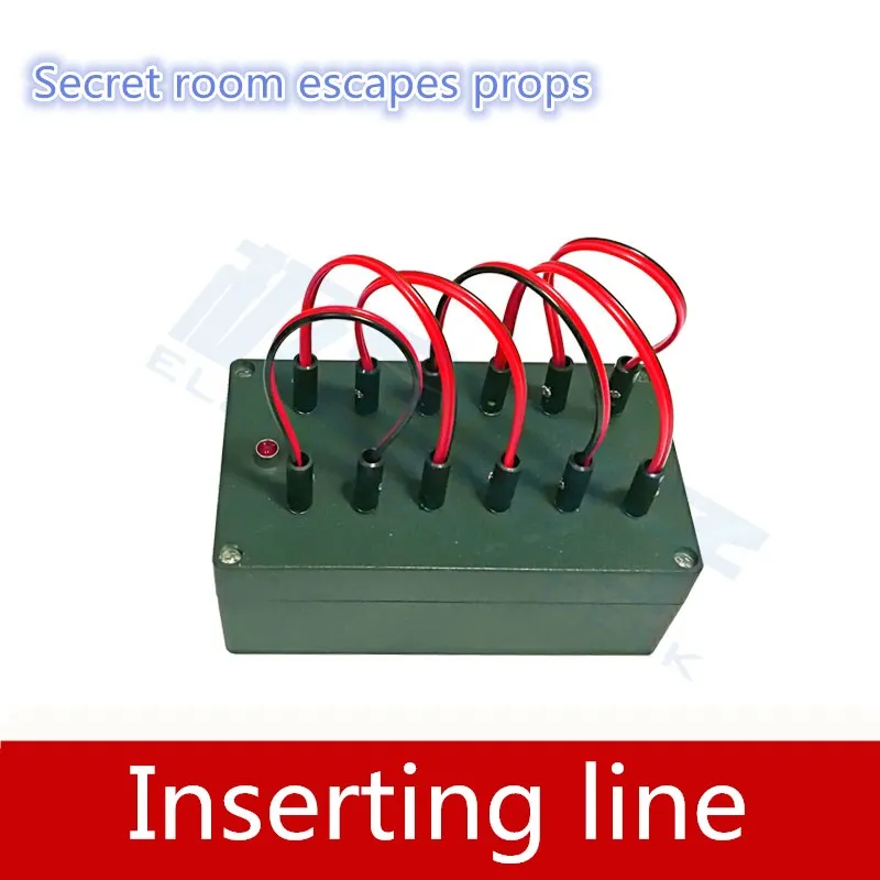 

real life games escape room props insert line box unlock organ props Finished product prop takagism game escape room game