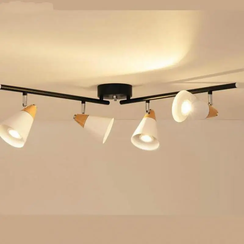 Us 165 3 13 Off 2 6 Pcs Led Shopcase Ceiling Lights Modern Led Track Ight Ceiling Lamp Art Deco Ceiling Lamp For Corridor Bar Home Living Room In