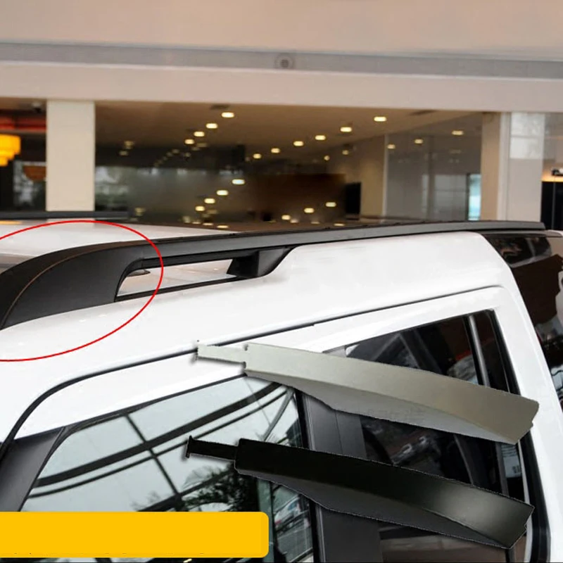 

for Land Rover Discovery 3 LR3 Discovery 4 LR4 2004-2006 ABS Car Auto Front Roof Rack Rail End Cover Shell Cap Replacement 2PCS