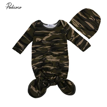 

Pudcoco Toddler Kids Baby Camouflage Swaddle Wrap Swaddling Blanket Sleeping Bag Blanket