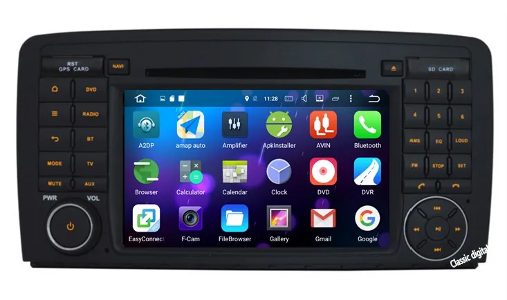 Восьмиядерный Android 6.0/7.1 2 ГБ Оперативная память для Mercedes Benz R Class W251 R280 R300 r320 R350 R500 car