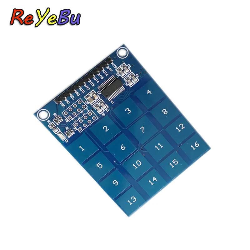

TTP229 16 Channel Capacitive Touch Switch Digital Touch Sensor Module