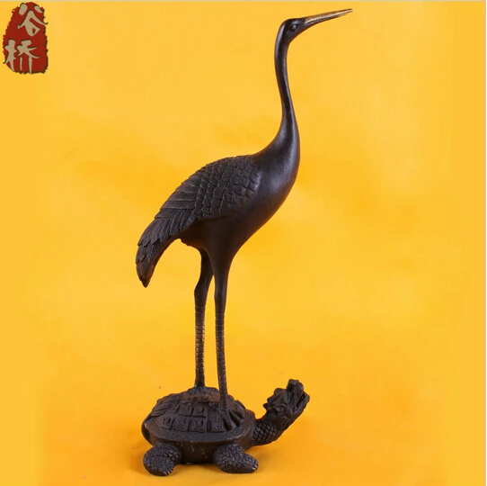 

B0601 416Bronze sculpture, art single dragon turtle decoration bronze sculpture, decoration statue