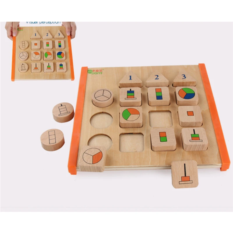 Детские Обучающие Развивающие игрушки детские деревянные головоломки 3D волшебный куб детские развивающие игрушки головоломка Монтессори подарок