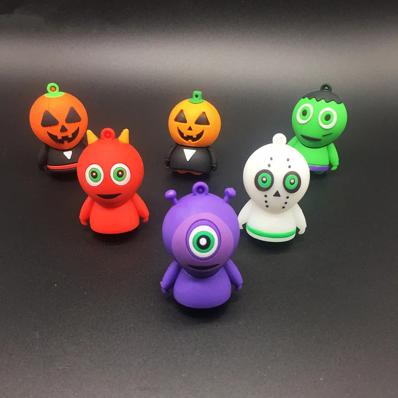 cartoon Alien usb flash drive 32gb pendrive 16GB pen drive 128gb 8GB 4GB usb memory stick 64gb cute fun Christmas/Halloween/Gift