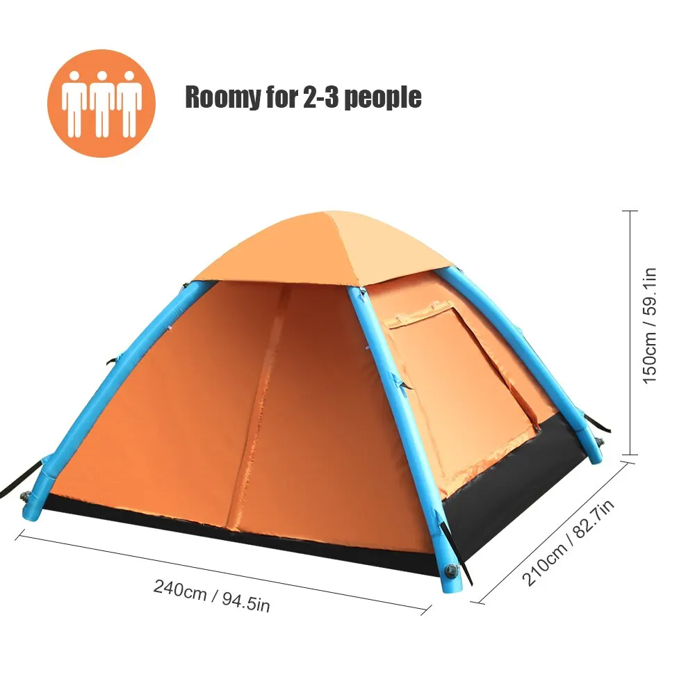 Кемпинг дышащий тент москитная сетка палатка 2-3 человек надувной пляжный тент для кемпинга путешествия Туризм с воздушным насосом