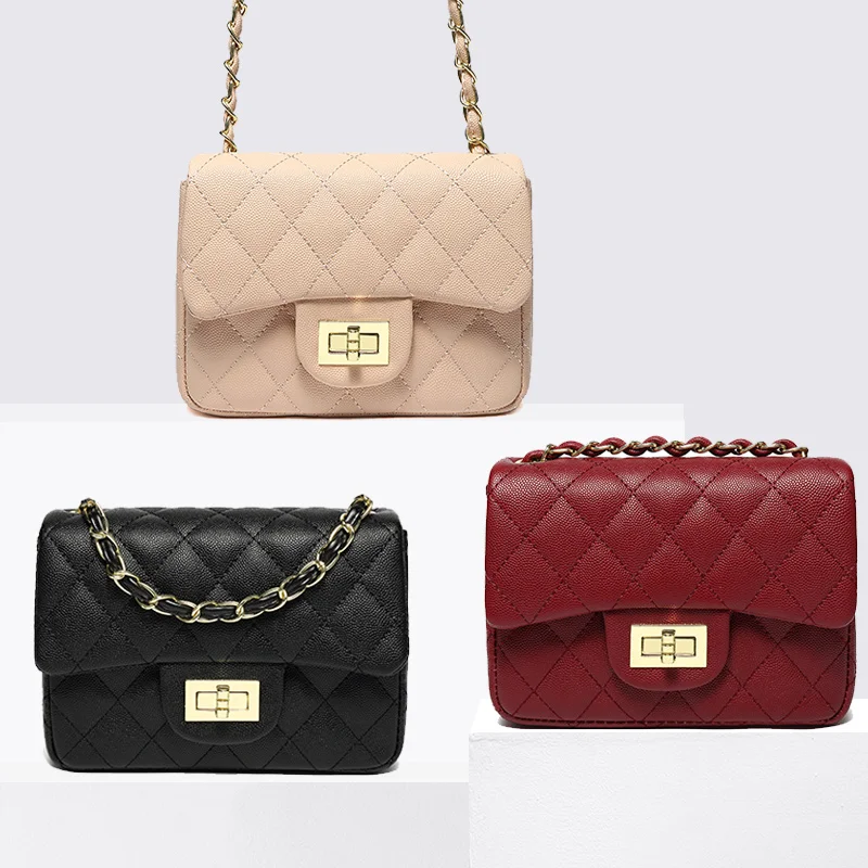 

Aiuwo Bags For Women 2018 Small Quilted Flap Bag Chain Shoulder Bags High Quality Luxury Leather Handbags Designer Famous bolsa
