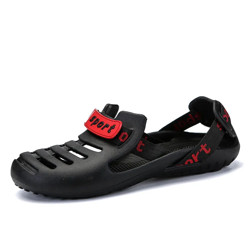 2019 Hot Sale Brand Fashion Sandals Eva Clogs Swimming Shoes Men Croc Band Summer Water Black White Air Beach Garden Mens Shoes