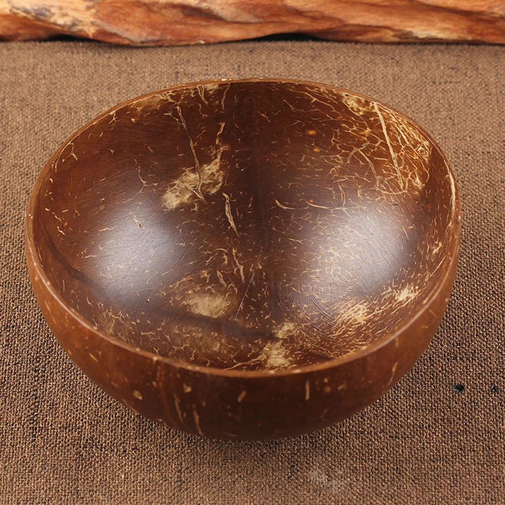 Высокое качество винтажная натуральная миска из скорлупы кокоса мороженое фрукты контейнер ручной работы Декор
