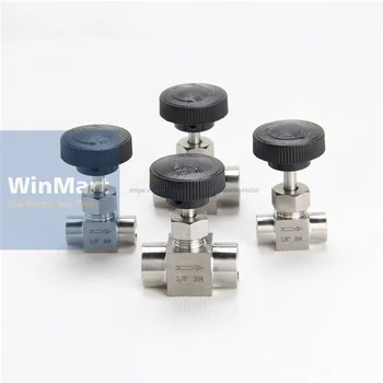 

1pc 1/2" 304 Stainless Steel Female Needle Valve Water Gas Oil Flow Control