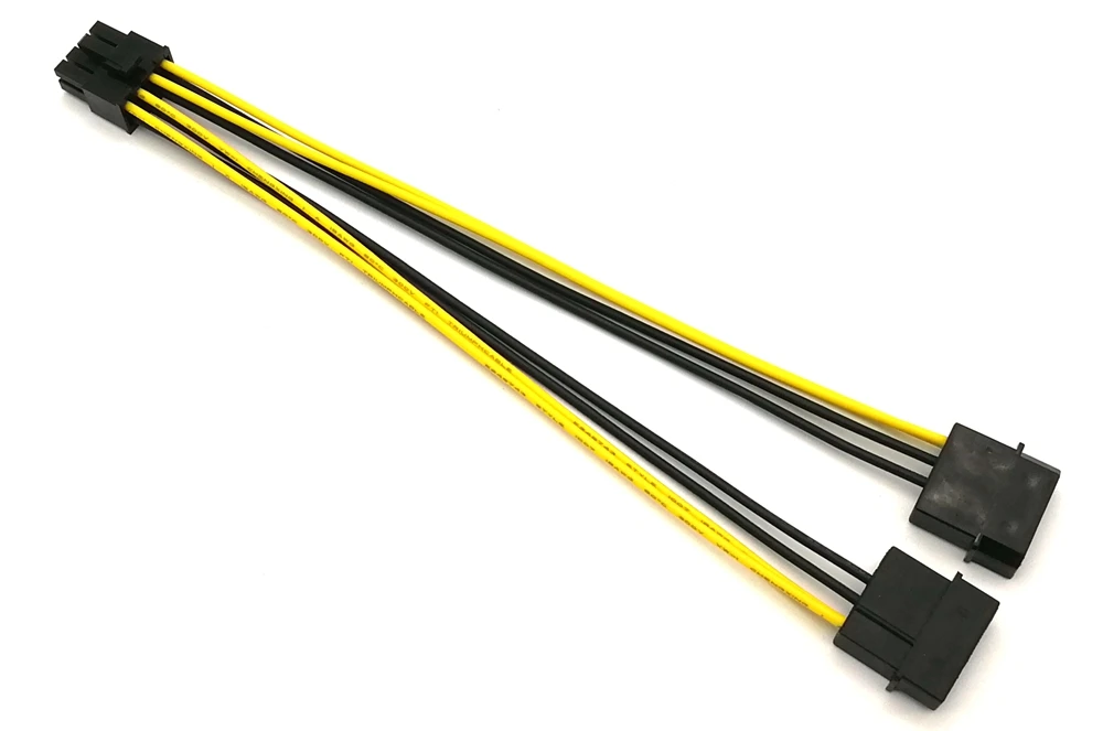 Dual Molex to CPU 8Pin