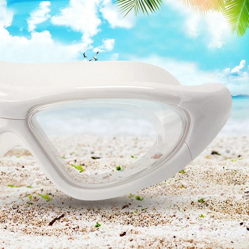 Yuke девушки Hd прозрачные водонепроницаемые противотуманные очки для плавания Очки для плавания с ушками