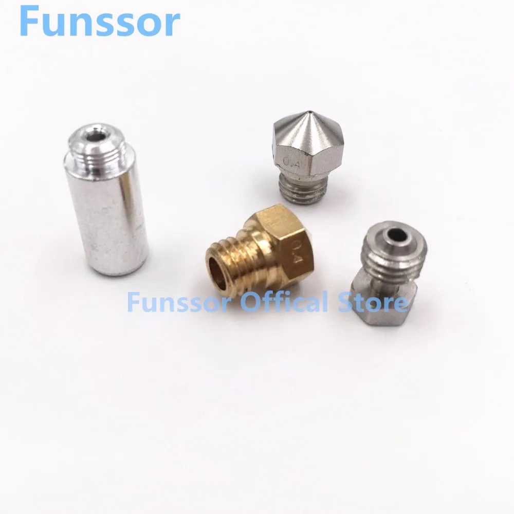 Funssor MK10 все металлические Hotend Upgrade Kit 1,75 мм версия для DIY Flashforge/CTC/Wanhao 3D принтера