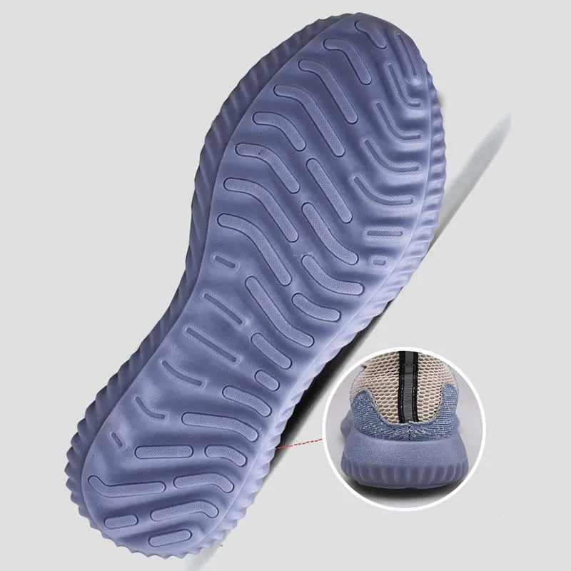 Новая выставка Мужская Рабочая безопасная обувь летняя уличная дышащая легкая противоскользящая стальная Кепка с носком защитные кроссовки ботинки
