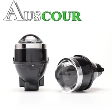 3.0 polegada halogênio ESCONDEU Bi xenon Lente Do Projetor luz de nevoeiro Lente De Luz de Nevoeiro de Condução Da Lâmpada Suporte De Montagem Universal Retrofit D2H carro styling