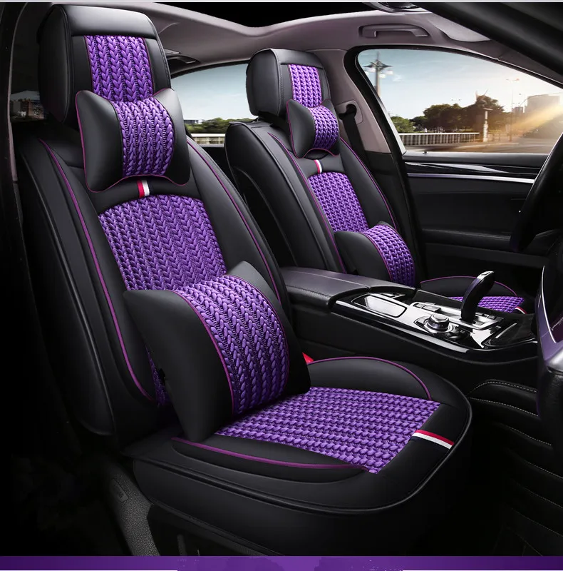 

High quality! Full set car seat covers for Volkswagen Touareg 2018-2011 comfortable seat covers for Touareg 2016,Free shipping