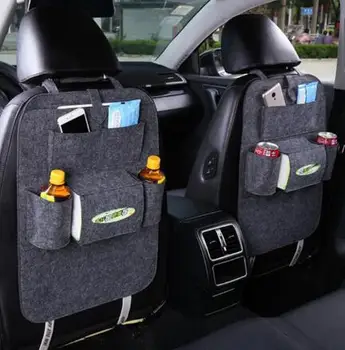 

2 Pieces Car Storage Bag Box Back Seat Bag Organizer Backseat Holder Pockets Car-styling Protector Auto Accessories For kid
