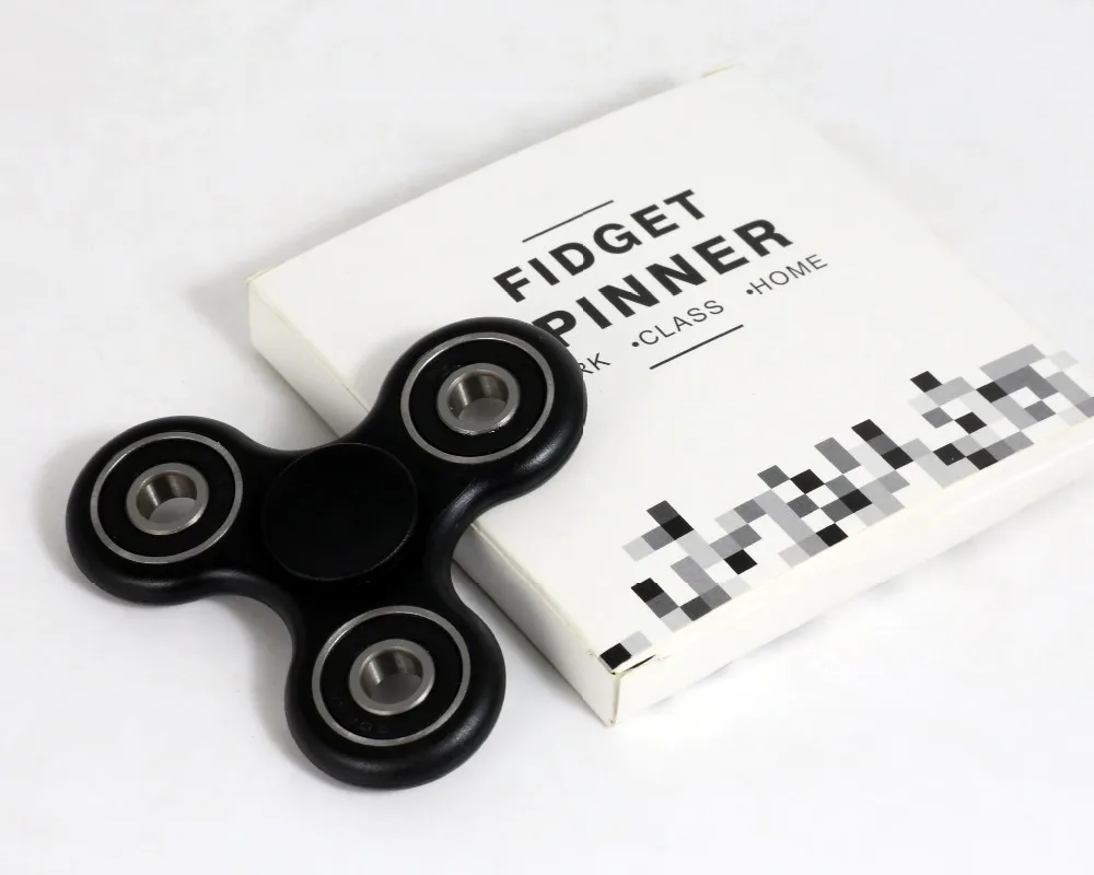 Tri-Spinner Антистресс игрушка пластик для развития рук Спиннер для аутизма и СДВГ время вращения длинные антистресс игрушки